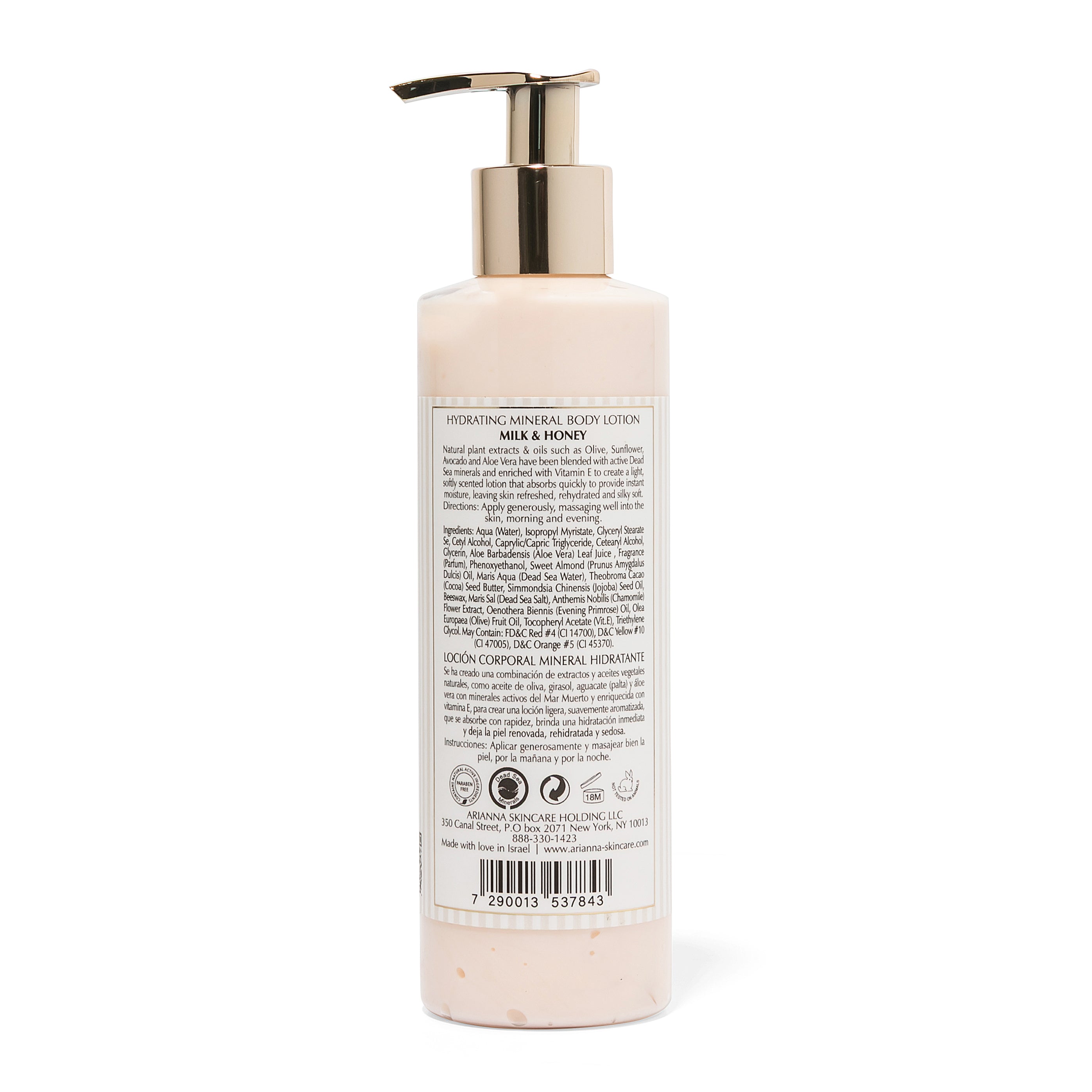 Hydrating Mineral Body Lotion - Milk & Honey