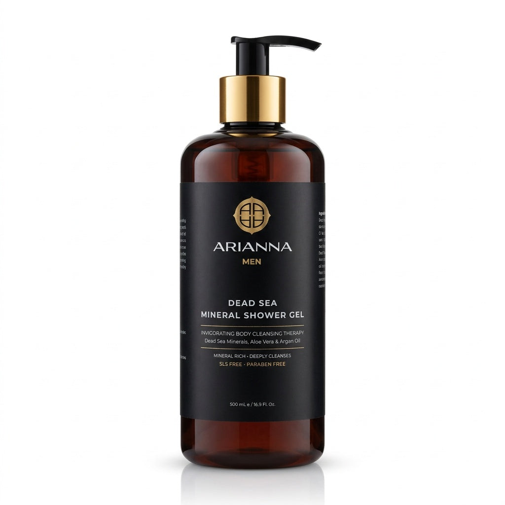 Arianna Men Dead Sea Mineral Shower Gel 500 ml, included in The Men's Grooming Ritual